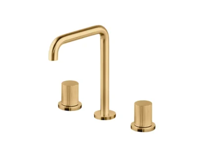 Μπαταρία Νιπτήρα Eurorama Oso Light Gold Brushed 178331-201.