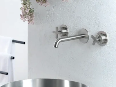 Μπαταρία Νιπτήρα LaTorre Elle Cross Inox Matt 38118-110.