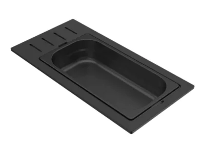 Μεταλλικό μπωλ νεροχύτη Elleci Sintesi Drane-13 Black Matt.