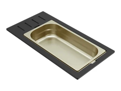 Μεταλλικό μπωλ νεροχύτη Elleci Sintesi Drane-13 Gold Matt.