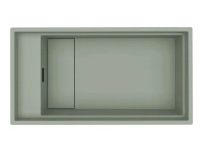 Νεροχύτης Κουζίνας Elleci Dialogo 360 Workstation 86 x 45 cm σε απόχρωση Sage Green