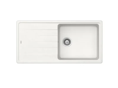 Νεροχύτης Κουζίνας Shock Element 31100-1301 100 x 50 cm σε απόχρωση Superwhite