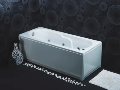 Μπανιέρα ορθογώνιου σχήματος Gloria 160 x 70 cm.