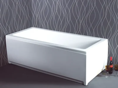 Μπανιέρα ορθογώνιου σχήματος Quadra 180 x 80 cm.