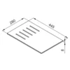 Επιφάνεια κοπής Elleci Best Olmo Wood ATH020OL 28 x 44 cm.