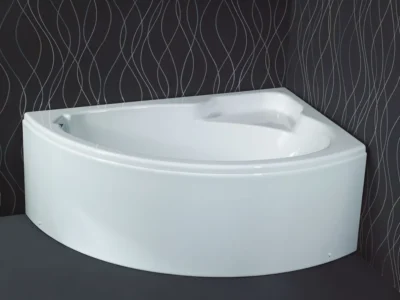 Μπανιέρα Ασύμμετρη γωνιακής τοποθέτησης Lydia 125 x 90 cm για Δεξιά γωνία.