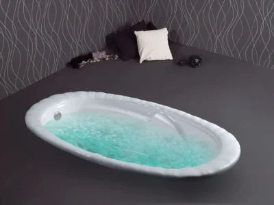 Μπανιέρα oval σχήματος ένθετης τοποθέτησης Sylvia 510 170 x 90 cm.
