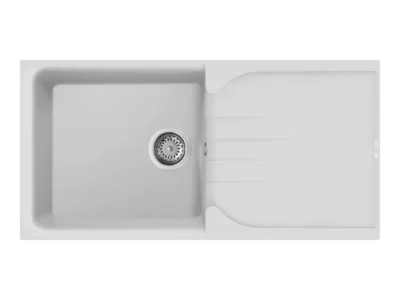 Νεροχύτης Κουζίνας Elleci Ego 480 100 x 50 cm σε απόχρωση White.