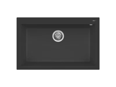 Νεροχύτης Κουζίνας Elleci Quadro 130 79 x 50 cm σε απόχρωση Black Matt.