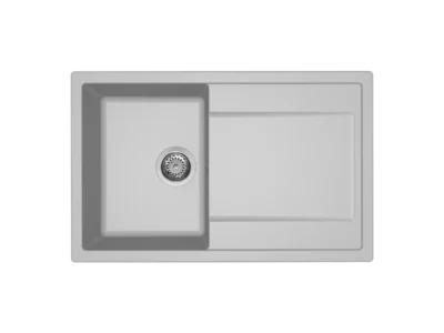 Νεροχύτης Κουζίνας Elleci Life 300 79 x 50 cm σε απόχρωση Aluminium Metal.