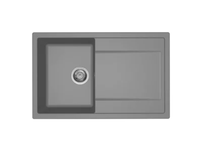 Νεροχύτης Κουζίνας Elleci Life 300 79 x 50 cm σε απόχρωση Titanium Metal.