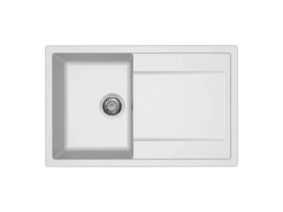 Νεροχύτης Κουζίνας Elleci Life 300 79 x 50 cm σε απόχρωση White.