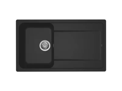 Νεροχύτης Κουζίνας Elleci Life 400 86 x 50 cm σε απόχρωση Black.