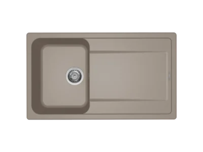 Νεροχύτης Κουζίνας Elleci Life 400 86 x 50 cm σε απόχρωση Tortora.