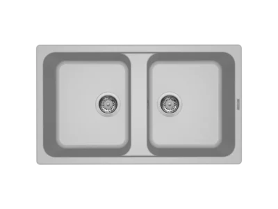 Νεροχύτης Κουζίνας Elleci Life 450 86 x 50 cm σε απόχρωση Aluminium Metal.