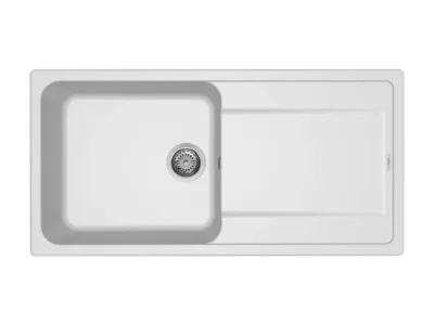 Νεροχύτης Κουζίνας Elleci Life 480 100 x 50 cm σε απόχρωση White.