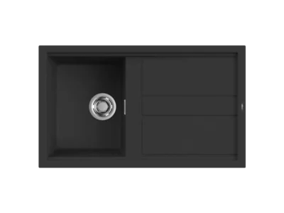 Νεροχύτης Κουζίνας Elleci Best 400 86 x 51 cm σε απόχρωση Black.