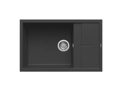 Νεροχύτης Κουζίνας Elleci Unico 310 78 x 50 cm σε απόχρωση Black