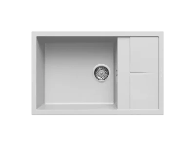 Νεροχύτης Κουζίνας Elleci Unico 310 78 x 50 cm σε απόχρωση White.