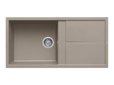Νεροχύτης Κουζίνας Elleci Unico 480 100 x 50 cm σε απόχρωση Tortora.