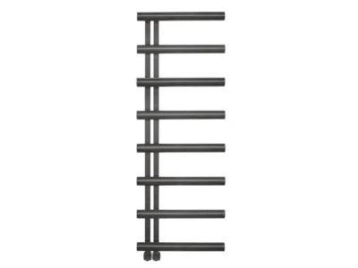 Καλοριφέρ πετσετοθήκη μπάνιου Thermo Accent 138 x 50 cm Black Brushed.