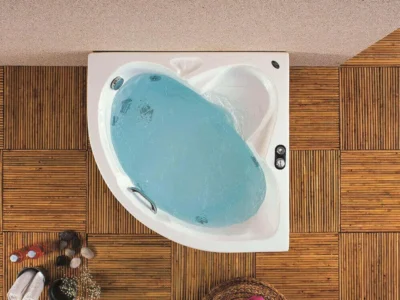 Μπανιέρα Γωνιακή Myconos 105 x 105 cm.