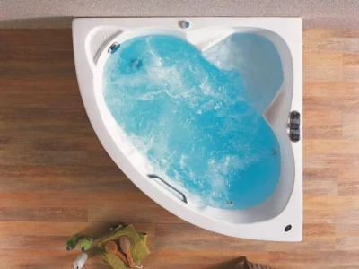 Μπανιέρα Γωνιακή Myconos 125 x 125 cm.