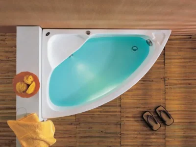 Μπανιέρα Γωνιακή Kochili Αριστερή 125 x 90 cm.