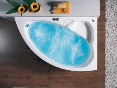 Μπανιέρα Γωνιακή Kochili Δεξιά 153 x 100 cm.