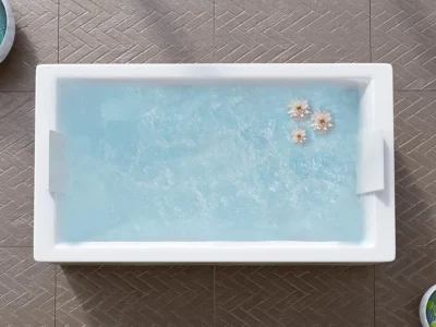 Μπανιέρα ευθύγραμμη Duo Line 180 x 120 cm.