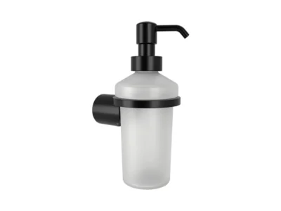 Διανομέας υγρού σάπωνος, επιτοίχιας τοποθέτησης Lamda 301-00-05 Black Matt.