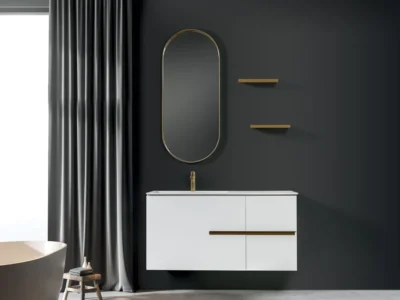 Έπιπλο μπάνιου Four με συνθετικό νιπτήρα Hanex 120 x 45 x 65 cm.