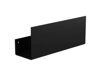 Εταζέρα με πρόσοψη και Αποστράγκιση 30 cm επιτοίχιας τοποθέτησης Strantza 723-34-05 σε απόχρωση Black Matt.