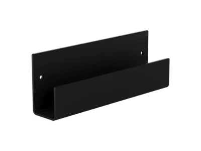 Εταζέρα με πρόσοψη 25 cm επιτοίχιας τοποθέτησης Strantza 723-40-05 σε απόχρωση Black Matt.