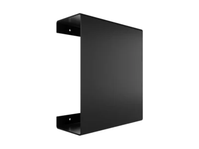 Ράφι κλειστό επιτοίχιας τοποθέτησης Strantza 723-06-05 σε απόχρωση Black Matt.