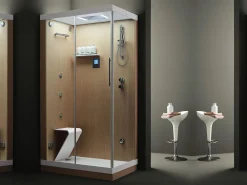 Shower Box με Διαφανές Κρύσταλλο ασφαλείας Young-140 Plus 120 x 75 x 227 cm.
