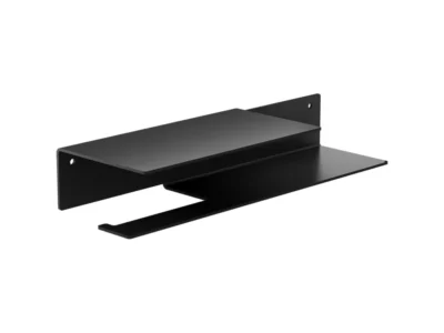 Χαρτοθήκη επιτοίχιας τοποθέτησης με Ράφι Strantza 723-02-05 σε απόχρωση Black Matt.