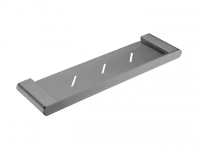 Μεταλλική Εταζέρα μπάνιου Lume-14 Antracita με διάσταση 42 x 12 cm.