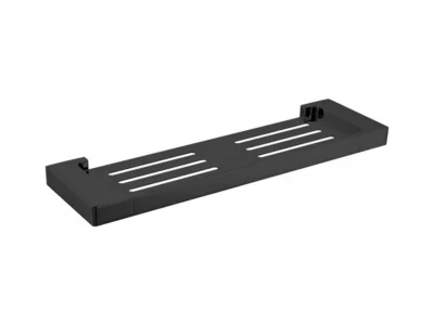 Μεταλλική Εταζέρα μπάνιου Palmia-10 Black Matt με διάσταση 60 x 7 cm.