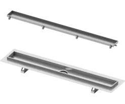 Κανάλι δαπέδου Tece Drainline 601500-601570 150 cm Chrome.