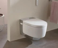 Κρεμαστή λεκάνη WC Τουαλέτας Geberit Aquaclean Mera Classic 146201-21-1 59 cm με Μπιντέ από Υαλώδη πορσελάνη.