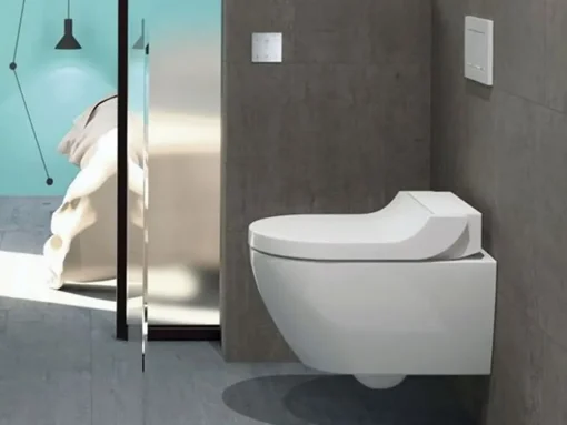Κρεμαστή λεκάνη WC Τουαλέτας Geberit Aquaclean Tuma Comfort 146294 56 cm με Μπιντέ από Υαλώδη πορσελάνη.