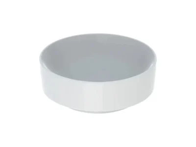 Επιτραπέζιος νιπτήρας μπάνιου από Υαλώδη πορσελάνη Geberit VariForm 500768 40 x 40 cm.