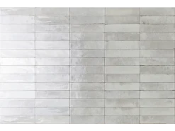 Πορσελανάτα πλακάκια Τοίχου Λευκής μάζας Soho Light Grey 6 x 25 cm.