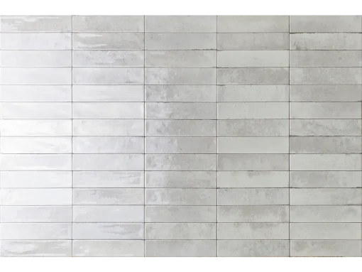 Πορσελανάτα πλακάκια Τοίχου Λευκής μάζας Soho Light Grey 6 x 25 cm.