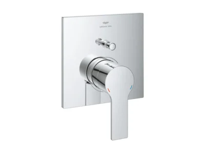 Μίκτης εντοιχισμένου συστήματος ντουζιέρας 2 Εξόδων Grohe Allure 19315001 Chrome. Με Κυτίο εντοιχισμού Grohe Rapido Smart Box.