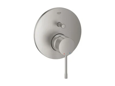 Μίκτης εντοιχισμένου συστήματος ντουζιέρας 2 Εξόδων Grohe Essence 24167DC1 Supersteel.