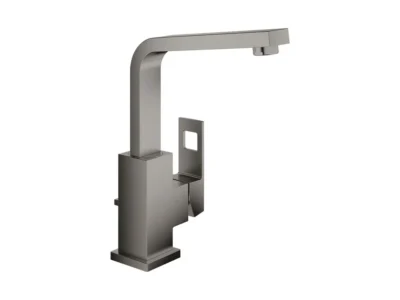 Μπαταρία Νιπτήρα επικαθήμενη Grohe Eurocube 23135ALE Hard Graphite Brushed.