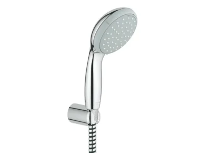 Τηλέφωνο ντους με Σπιράλ και Στήριγμα Grohe Tempesta 100 27800330E Chrome.