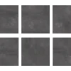 Πορσελανάτα πλακάκια δαπέδου Τεχνογρανίτη Boho Dark Grey 100 x 100 cm.
